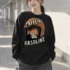 "Caffeine & Gasoline" Unisex Longsleeve T-shirt | Gildan 2400