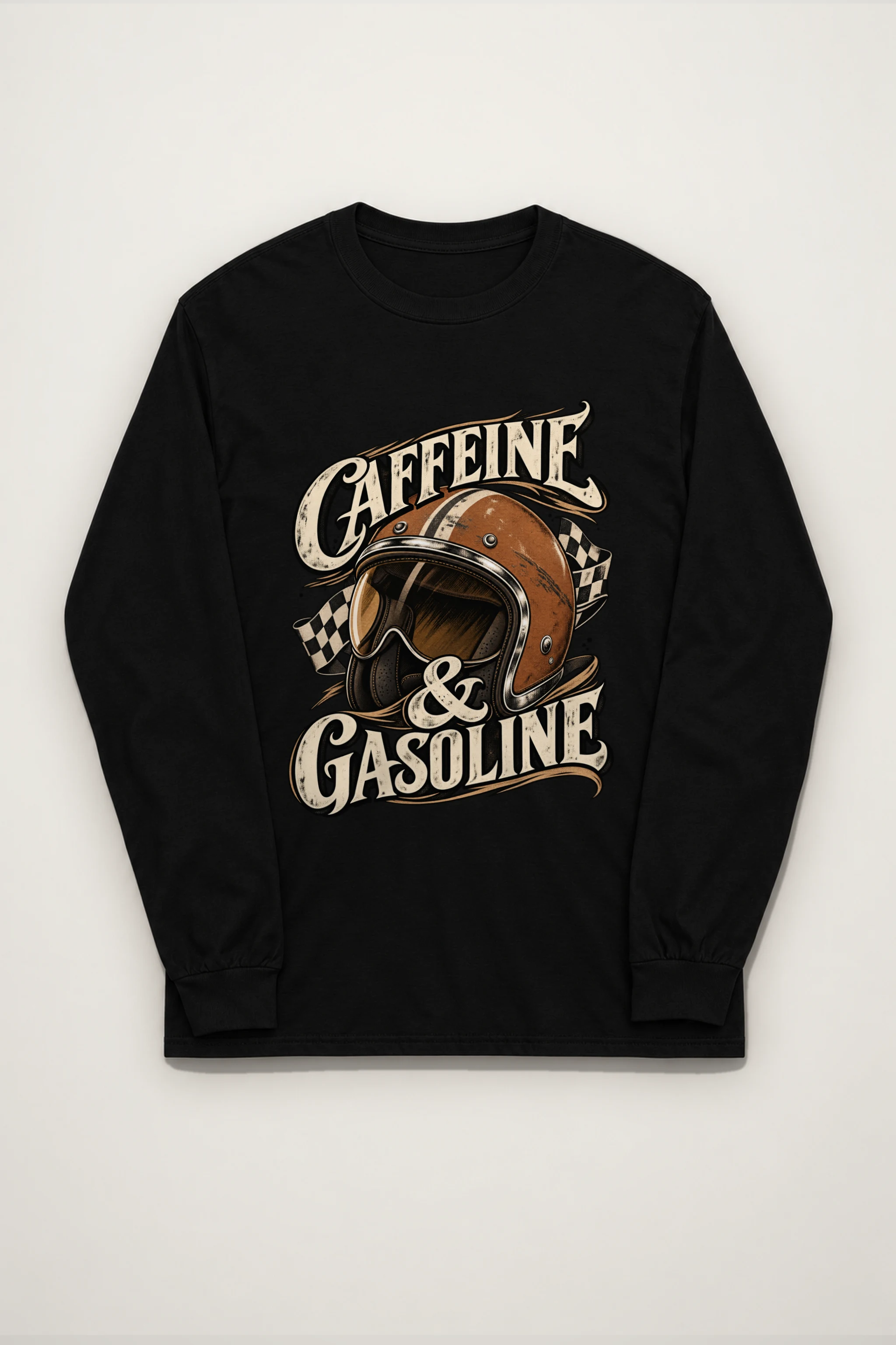 "Caffeine & Gasoline" Unisex Longsleeve T-shirt