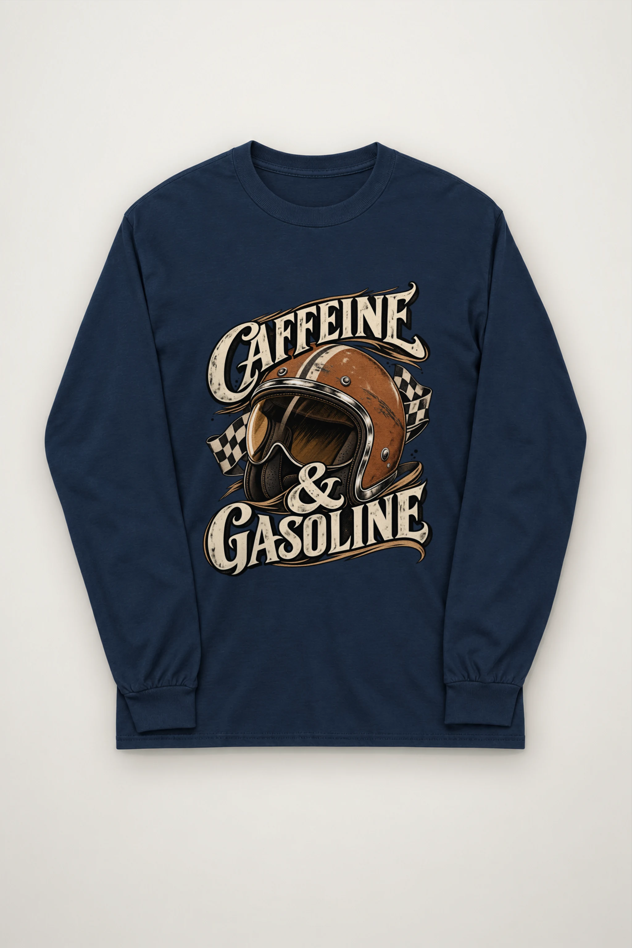 "Caffeine & Gasoline" Unisex Longsleeve T-shirt