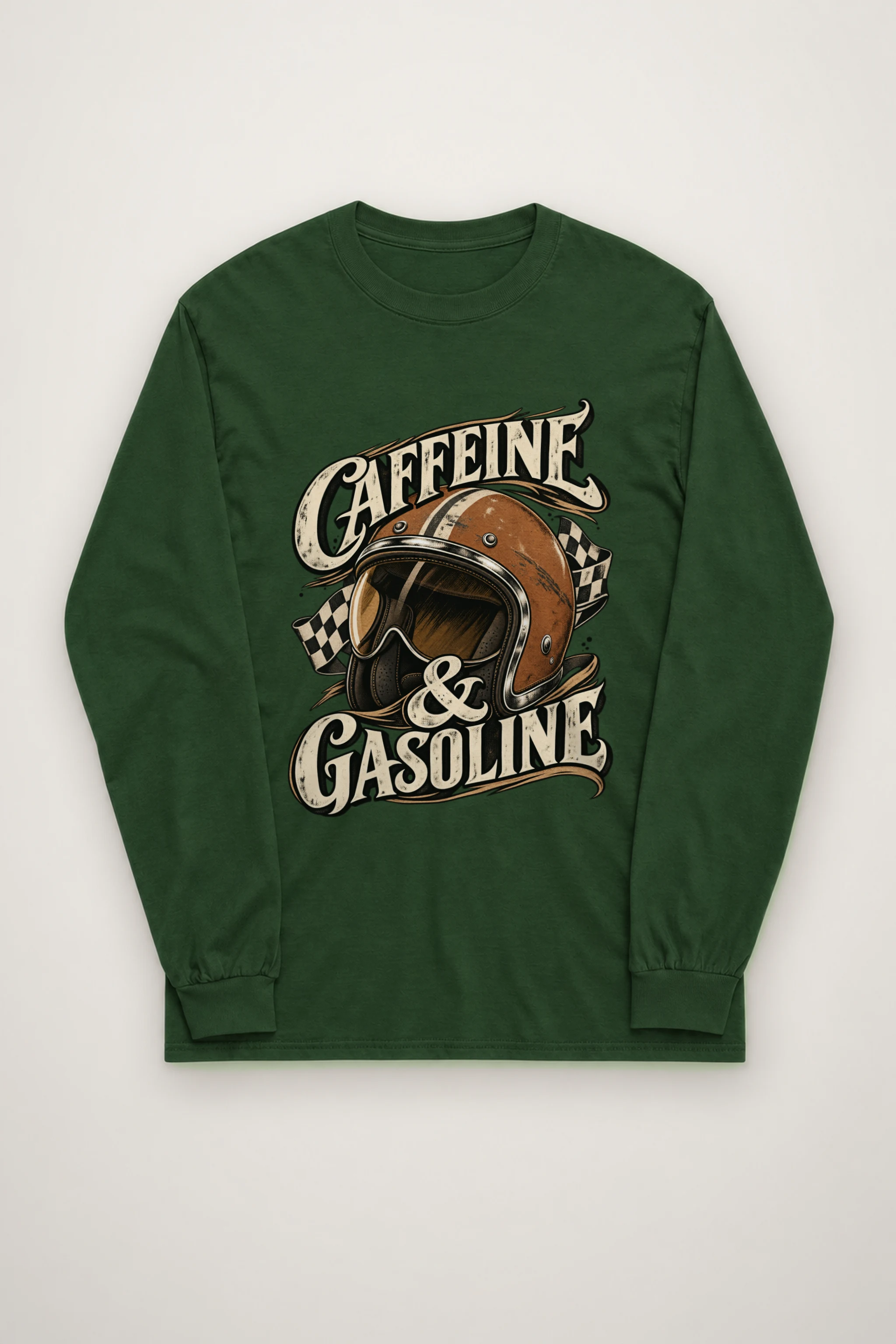 "Caffeine & Gasoline" Unisex Longsleeve T-shirt