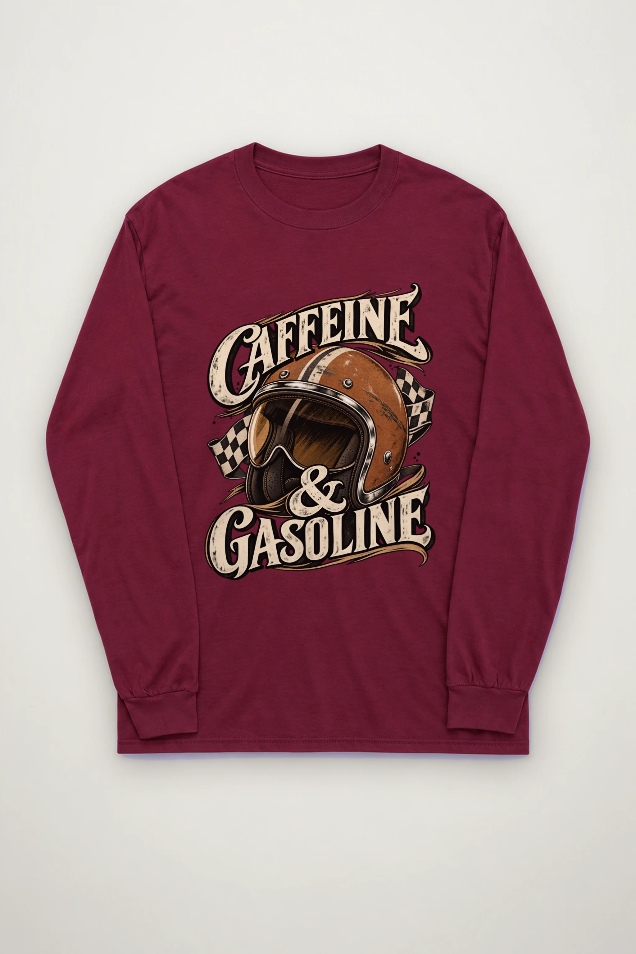 "Caffeine & Gasoline" Unisex Longsleeve T-shirt
