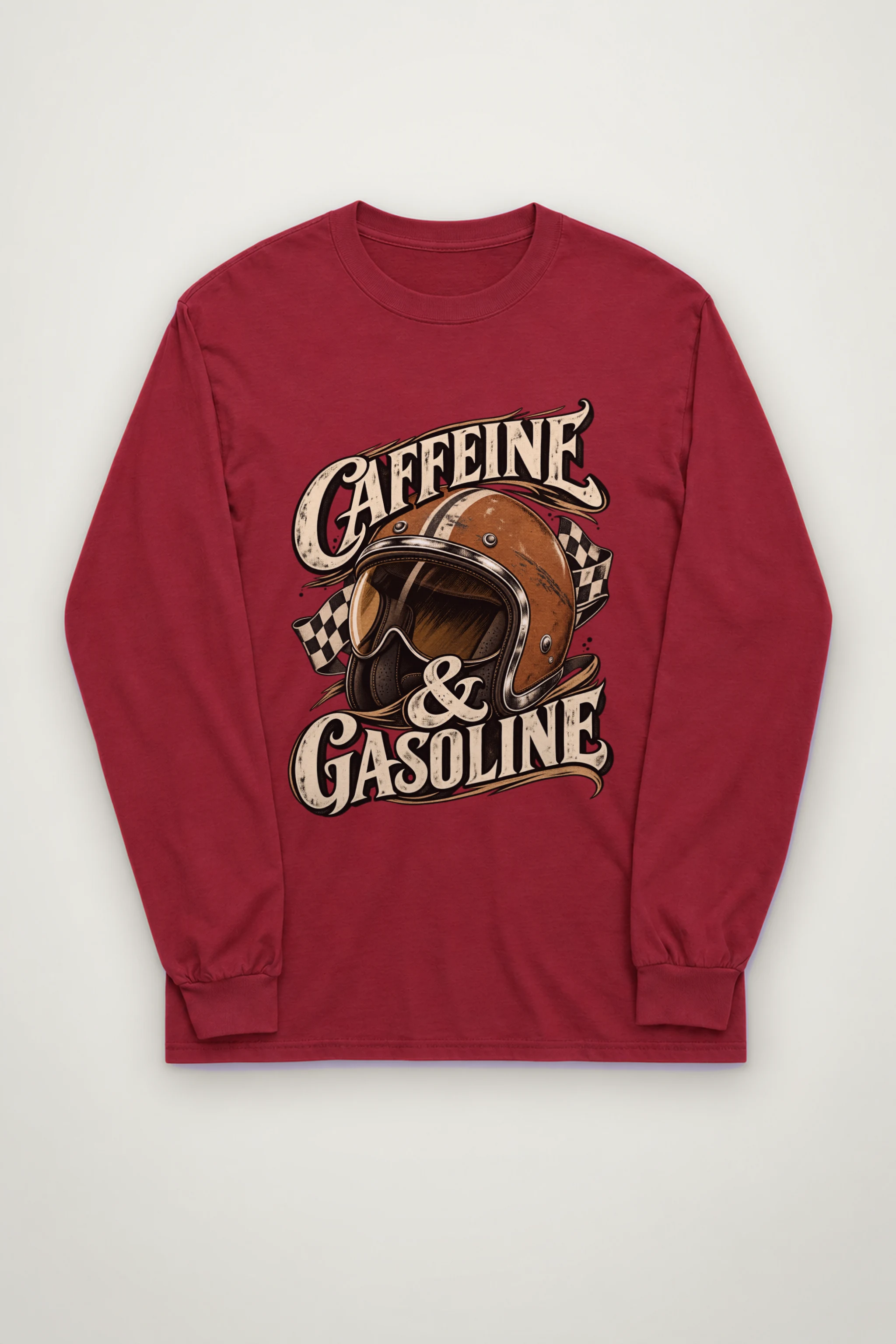 "Caffeine & Gasoline" Unisex Longsleeve T-shirt