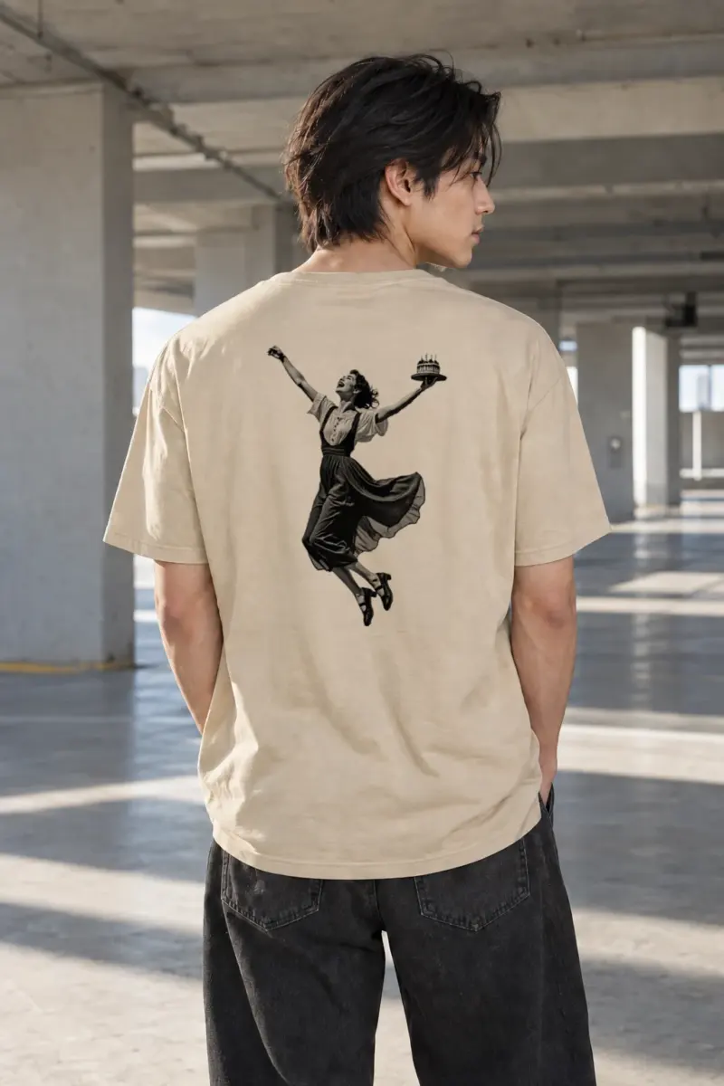 "Cake Dance" Heavyweight Unisex Crewneck T-shirt | Gildan 5000