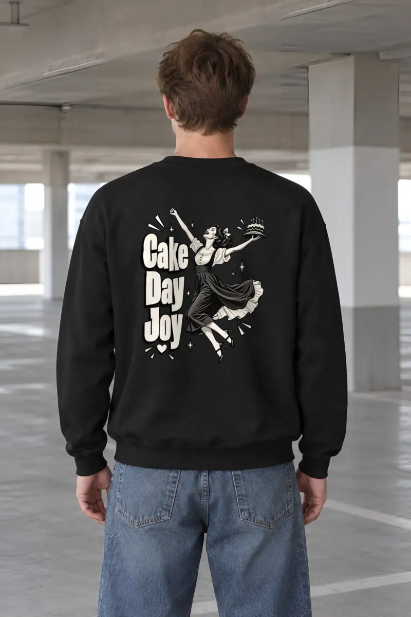 "Cake Day Joy" Heavy Blend Unisex Crewneck Sweatshirt