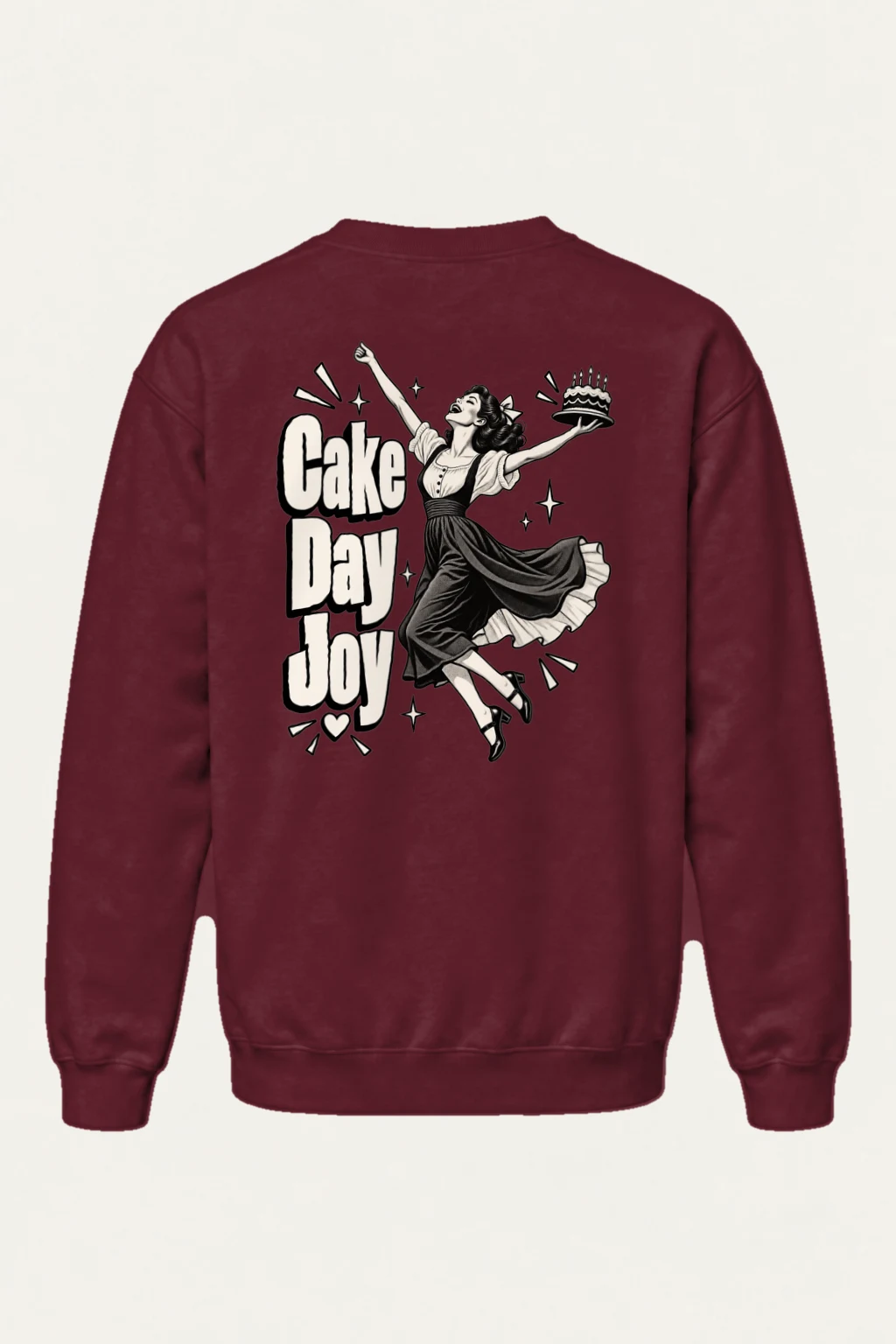 "Cake Day Joy" Heavy Blend Unisex Crewneck Sweatshirt | Gildan 18000