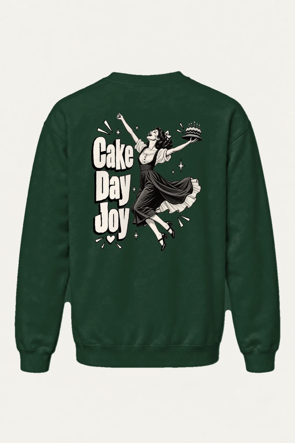 "Cake Day Joy" Heavy Blend Unisex Crewneck Sweatshirt | Gildan 18000