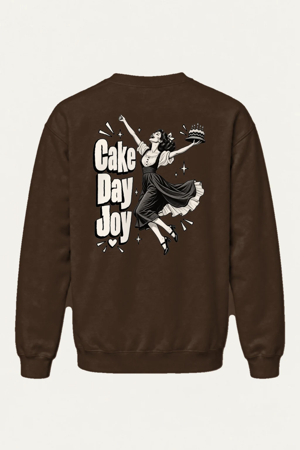 "Cake Day Joy" Heavy Blend Unisex Crewneck Sweatshirt | Gildan 18000