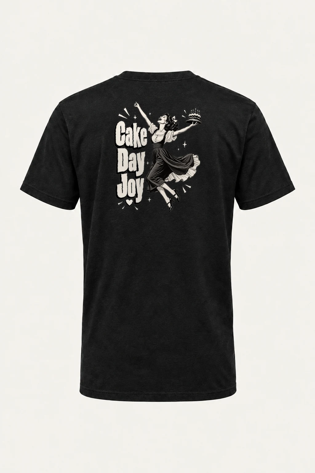 "Cake Day Joy" Heavyweight Unisex Crewneck T-shirt | Gildan 5000