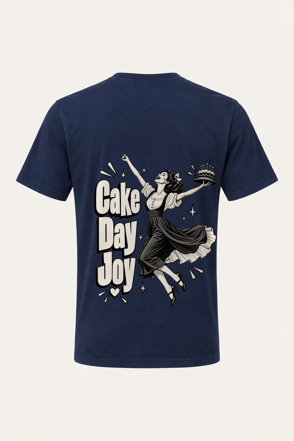 "Cake Day Joy" Heavyweight Unisex Crewneck T-shirt | Gildan 5000
