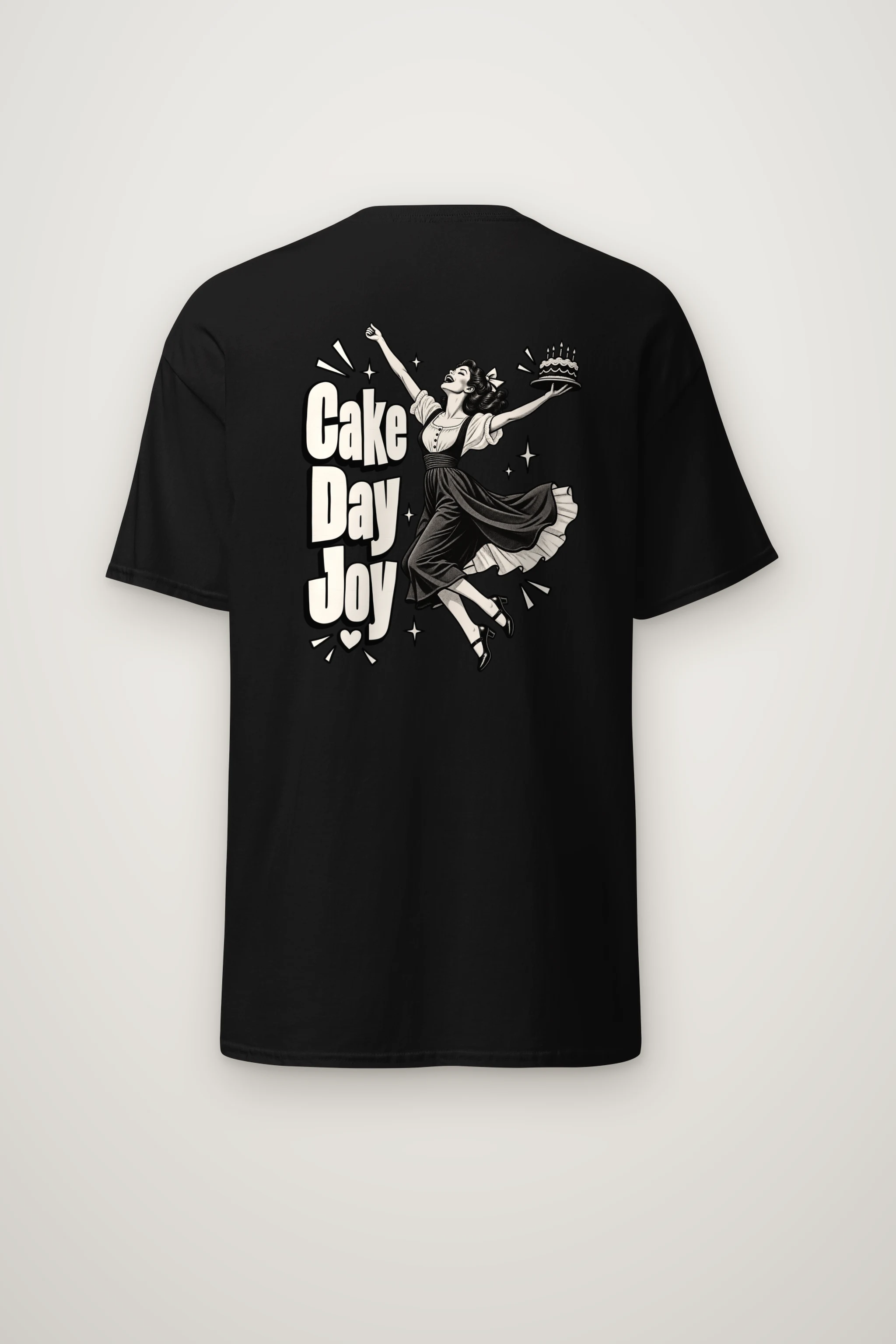 "Cake Day Joy" Heavyweight Unisex Crewneck T-shirt
