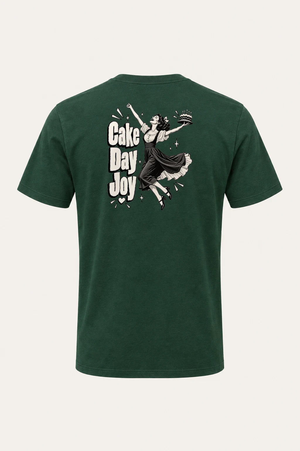 "Cake Day Joy" Heavyweight Unisex Crewneck T-shirt | Gildan 5000