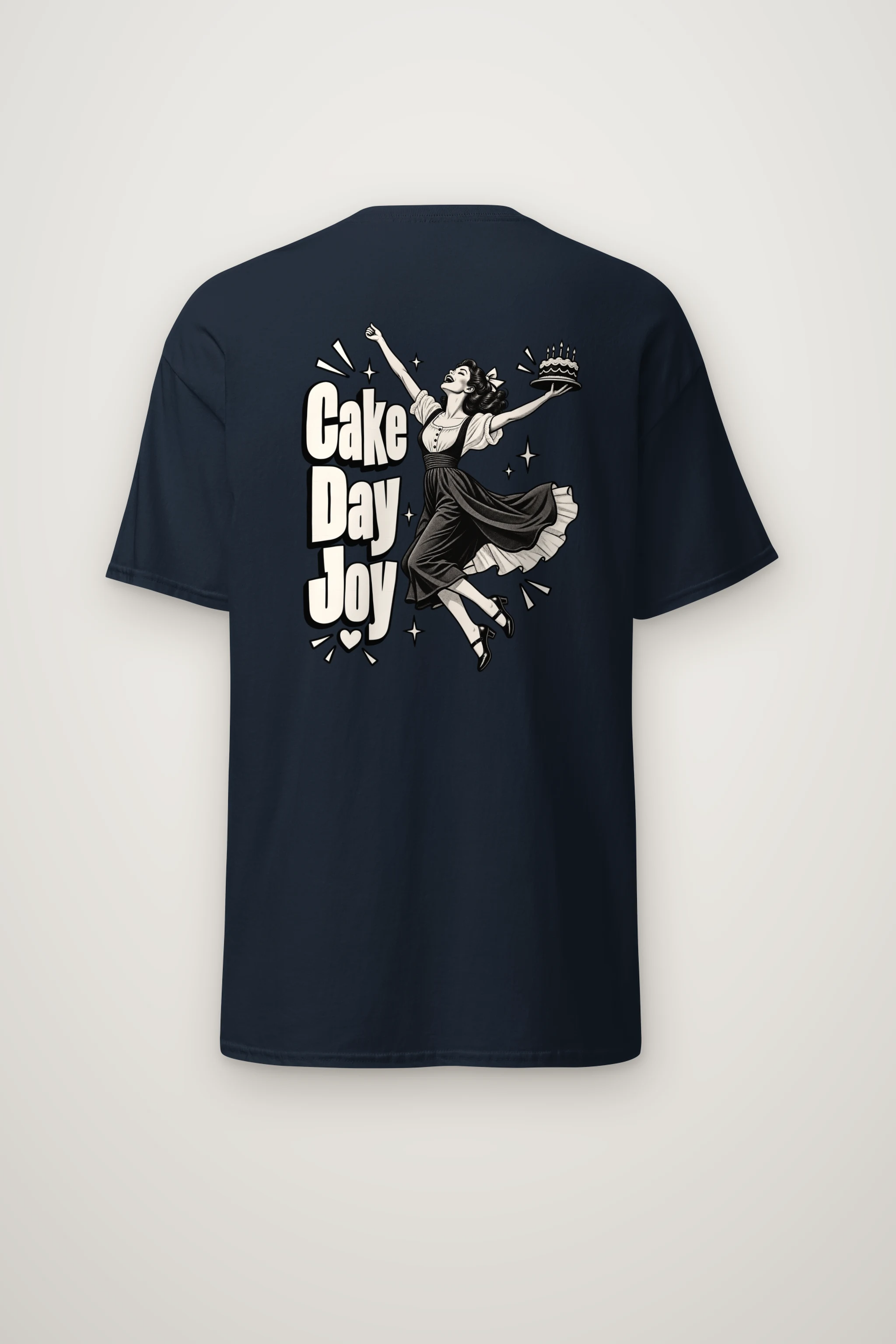 "Cake Day Joy" Heavyweight Unisex Crewneck T-shirt