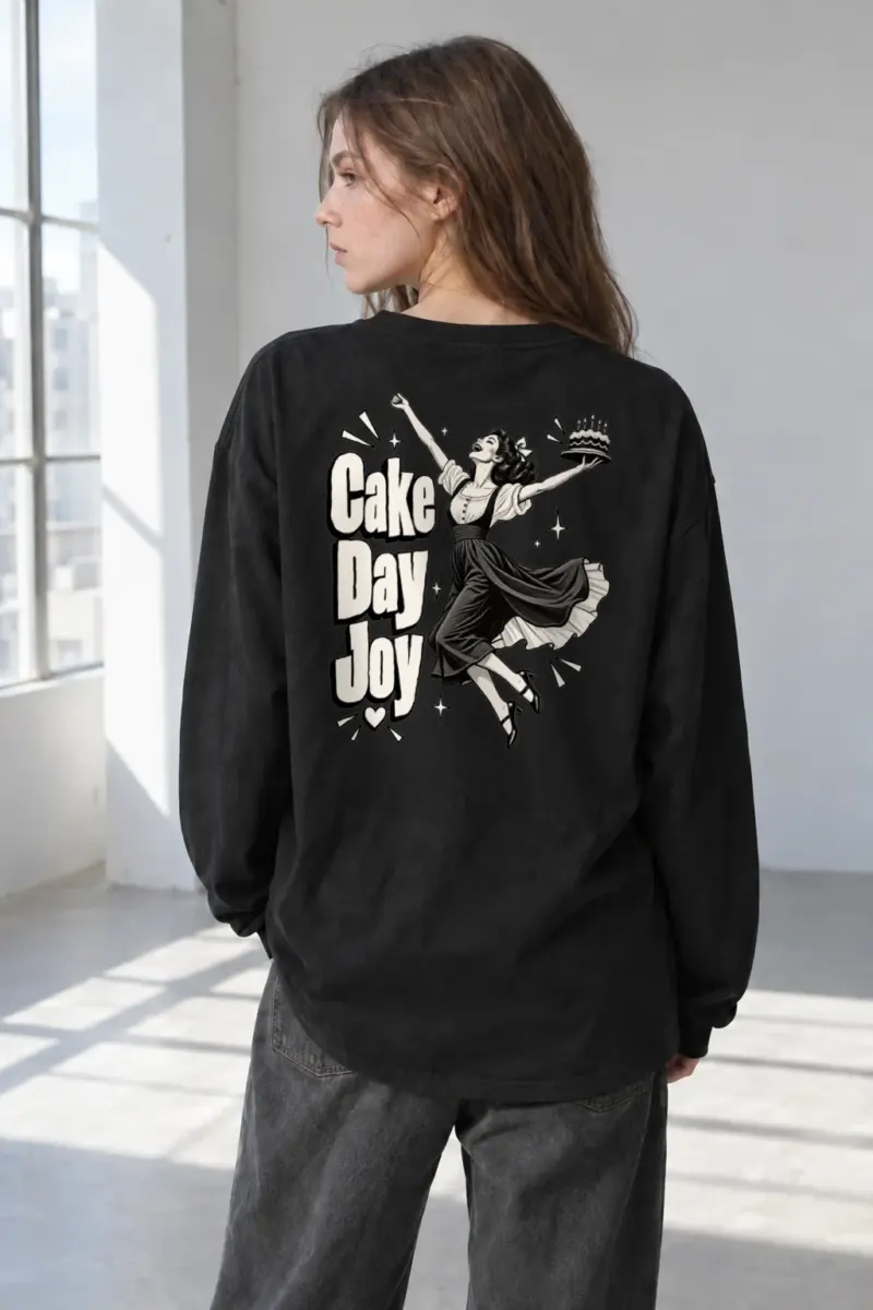 "Cake Day Joy" Unisex Longsleeve T-shirt | Gildan 2400