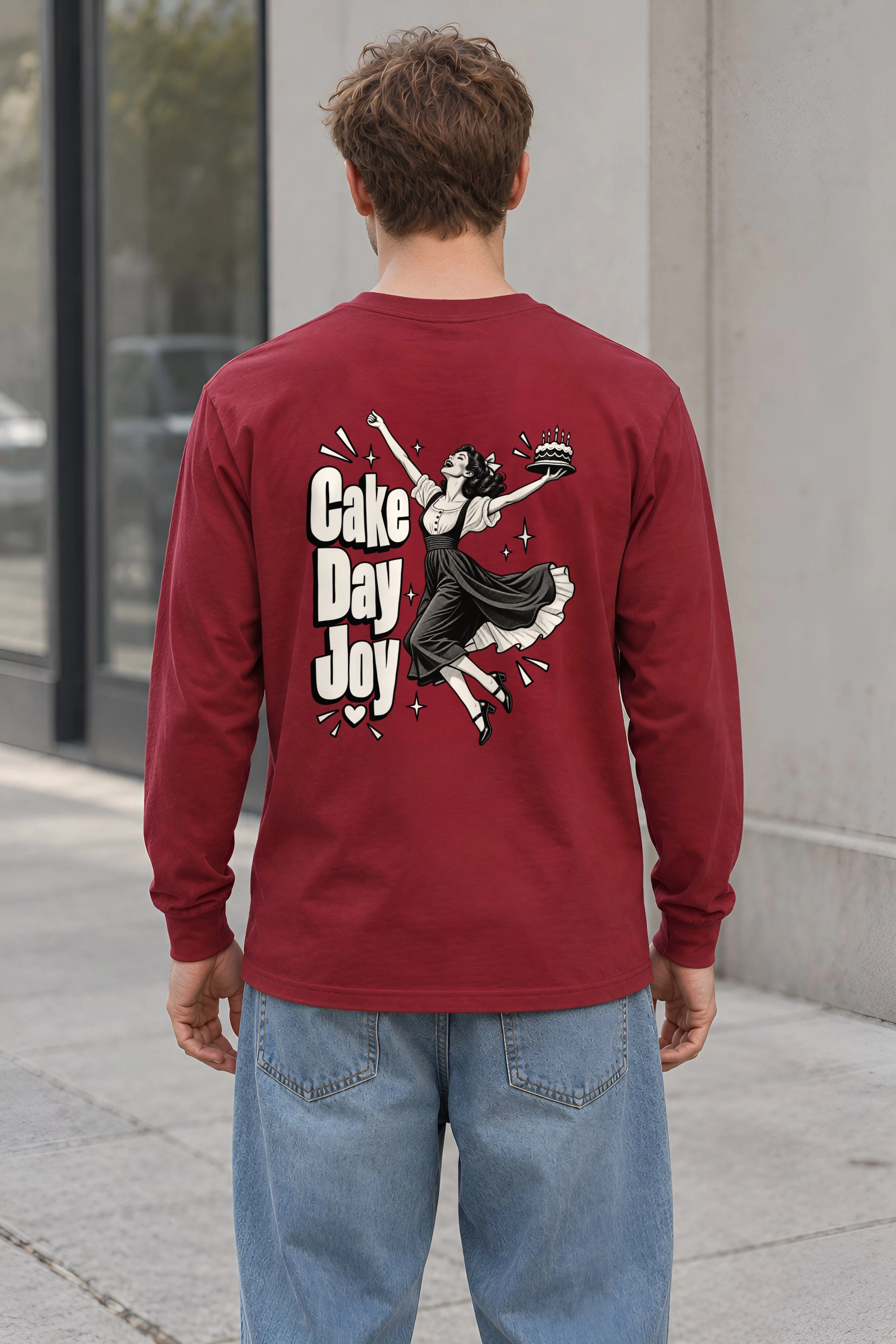 "Cake Day Joy" Unisex Longsleeve T-shirt