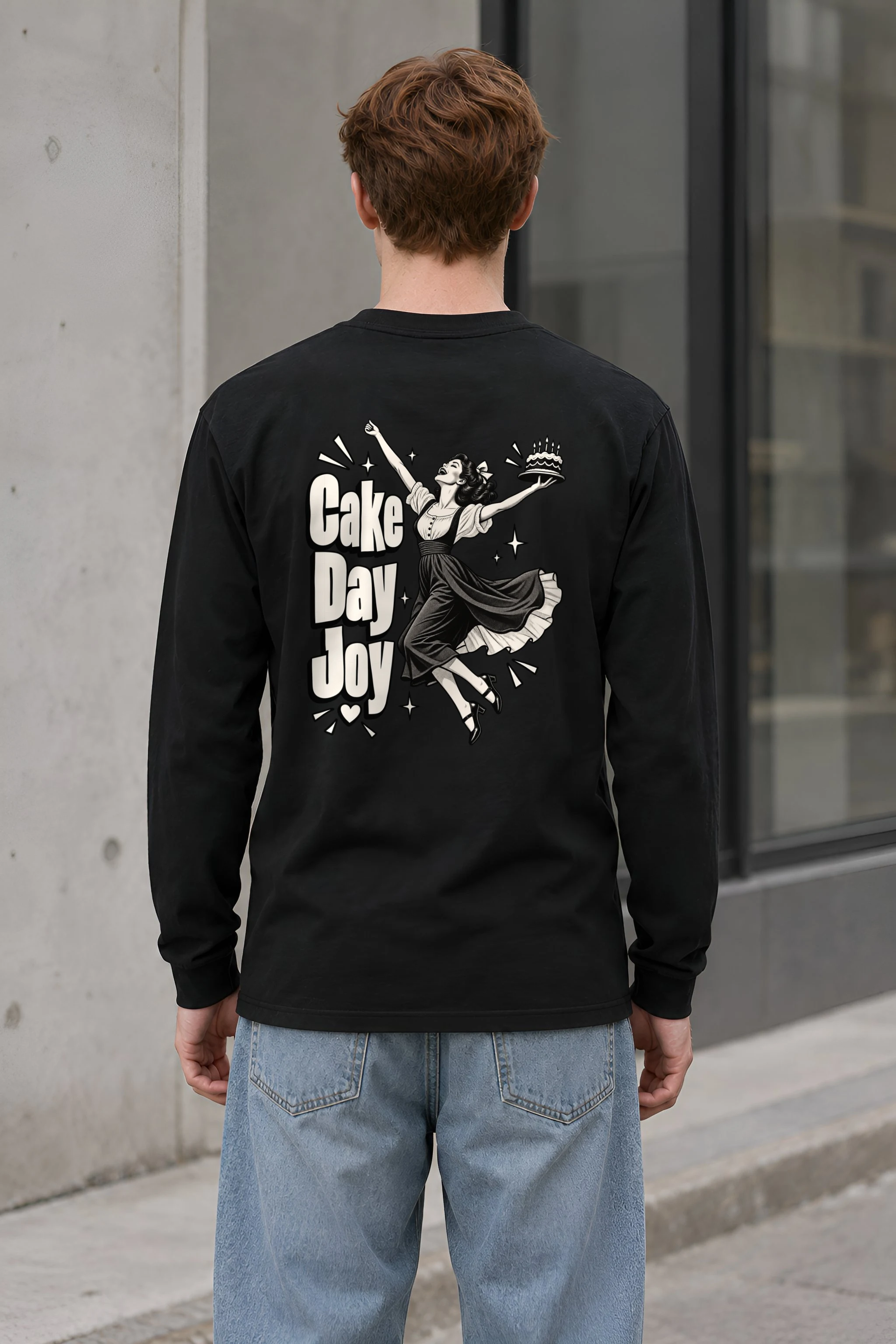 "Cake Day Joy" Unisex Longsleeve T-shirt