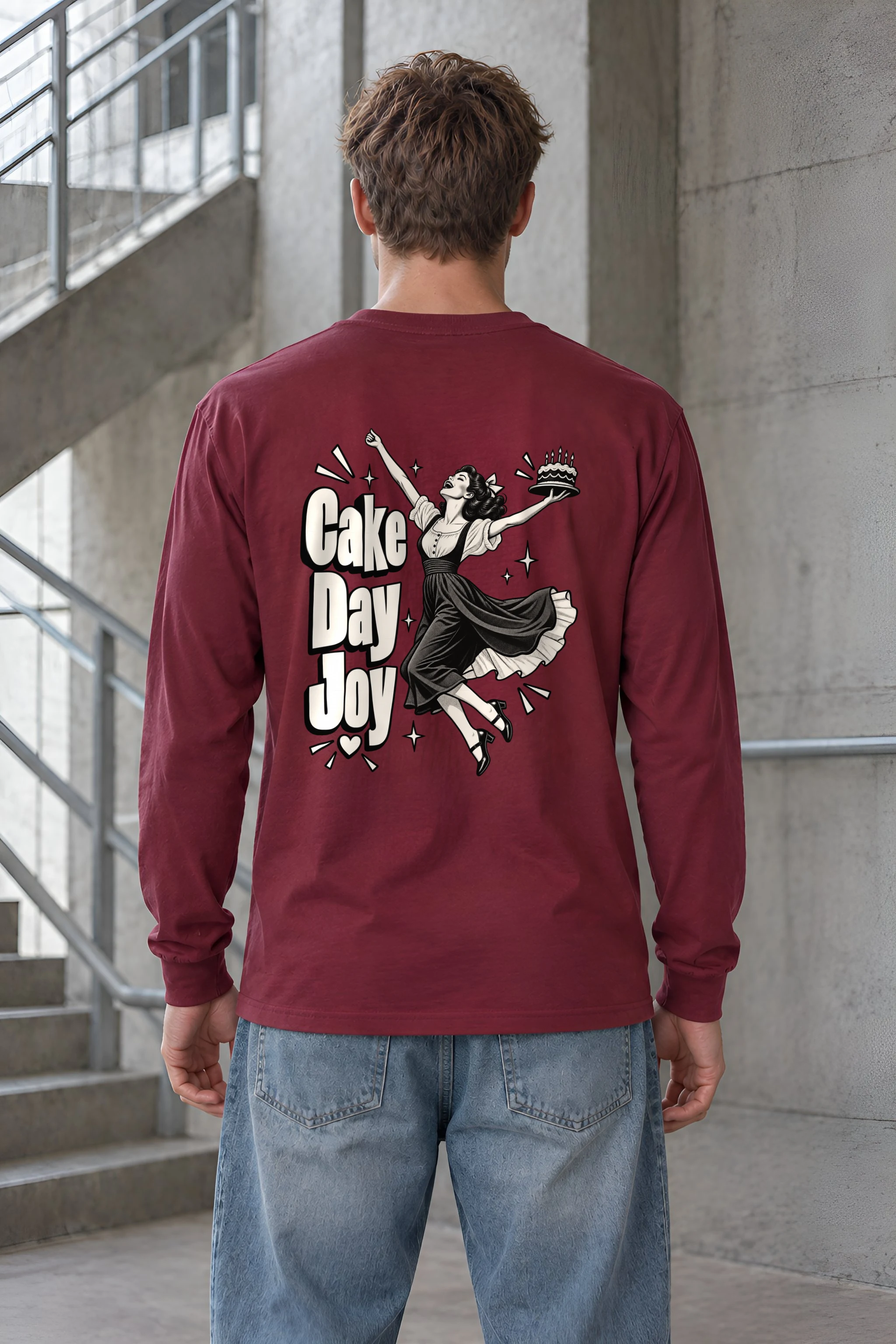 "Cake Day Joy" Unisex Longsleeve T-shirt
