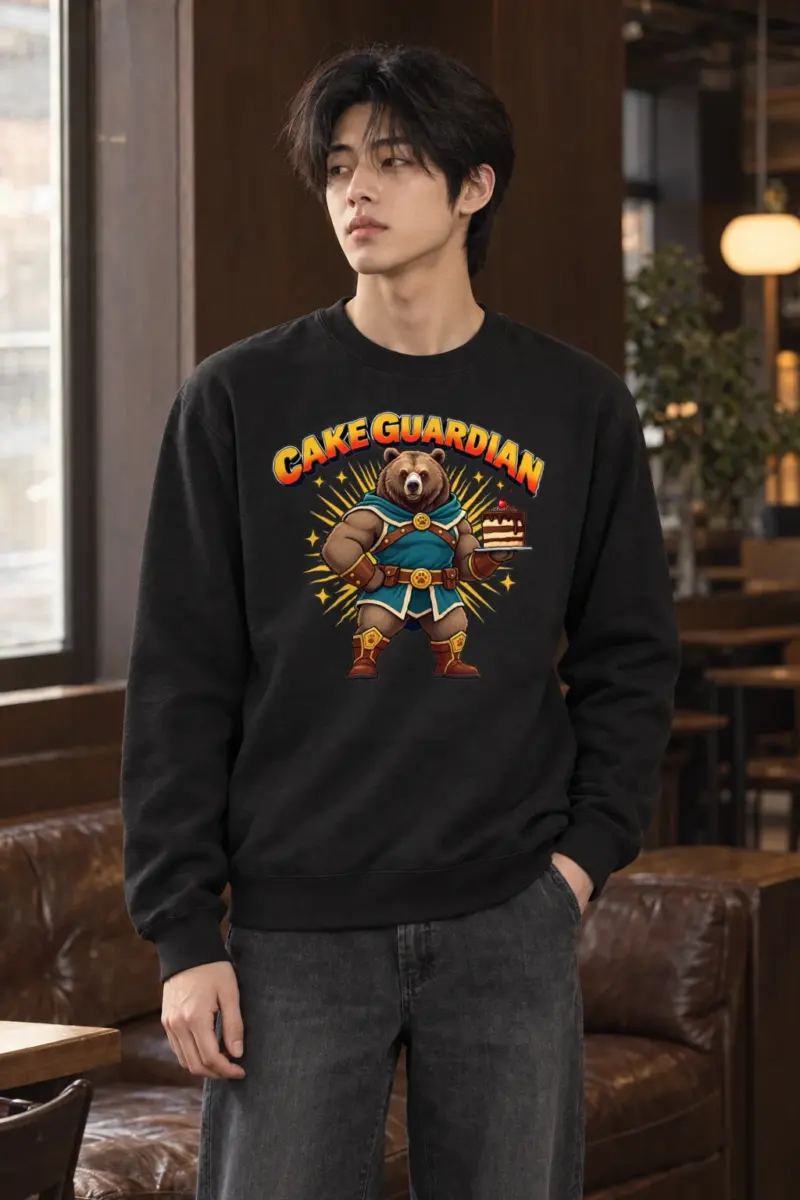 "Cake Guardian" Heavy Blend Unisex Crewneck Sweatshirt | Gildan 18000