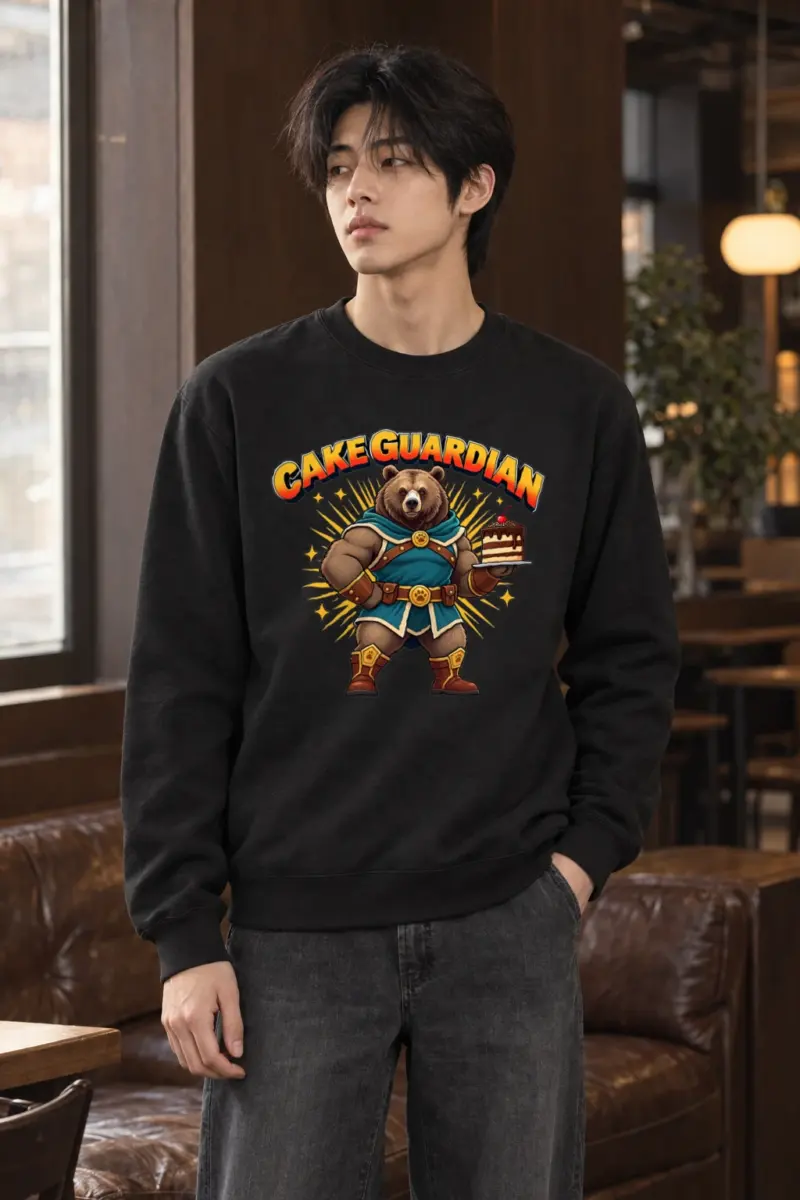 "Cake Guardian" Heavy Blend Unisex Crewneck Sweatshirt