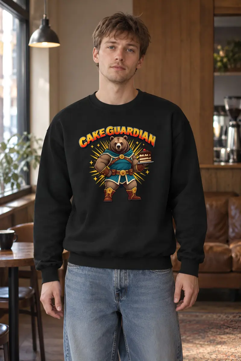 "Cake Guardian" Heavy Blend Unisex Crewneck Sweatshirt