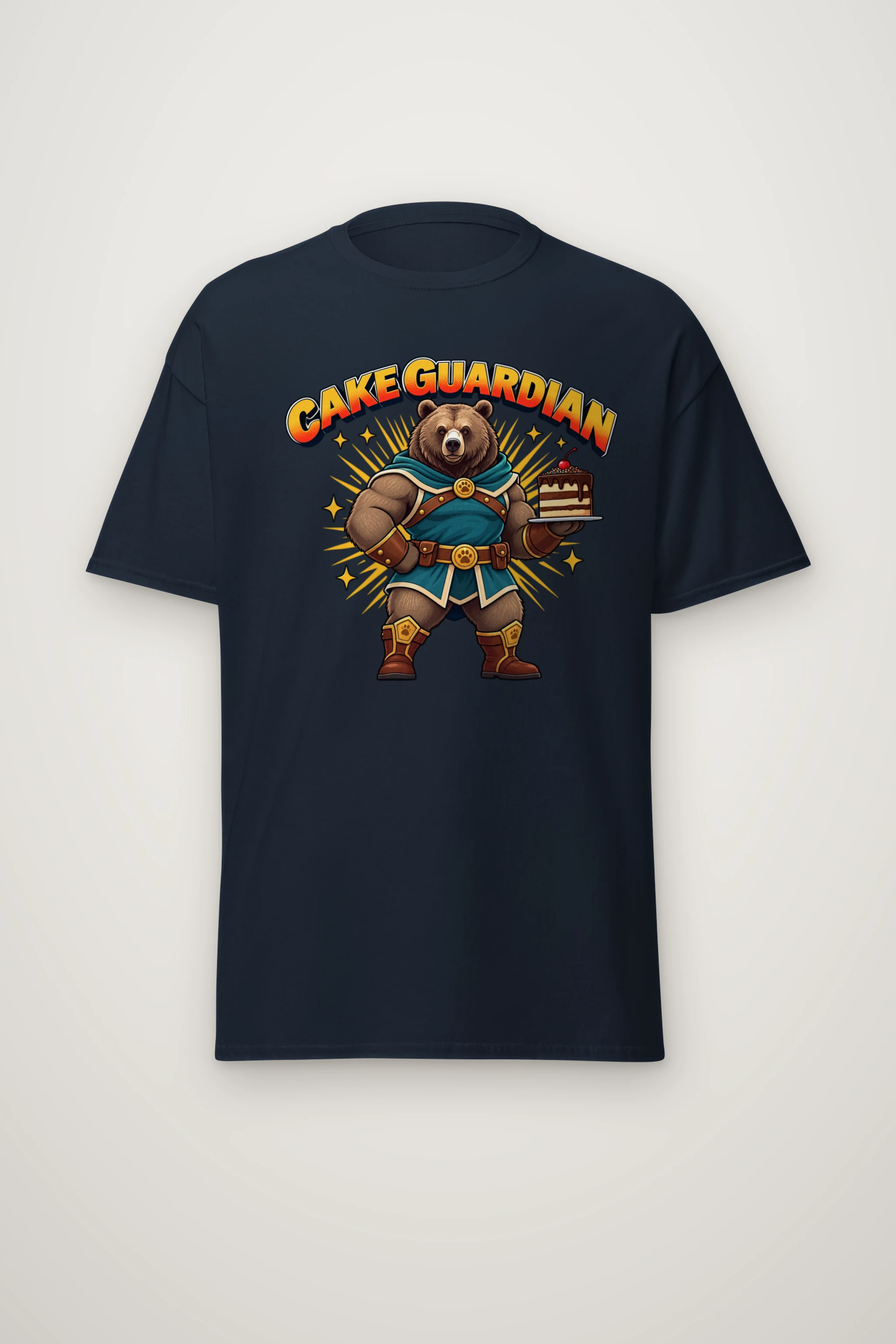 "Cakeguardian Bear" Heavyweight Unisex Crewneck T-shirt