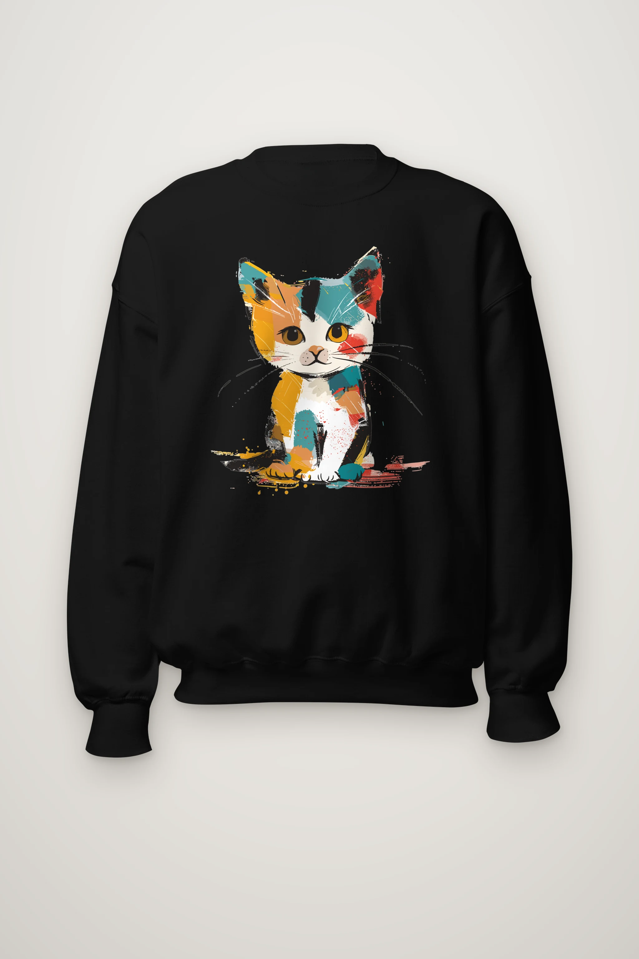 "Calico Color Study" Heavy Blend Unisex Crewneck Sweatshirt