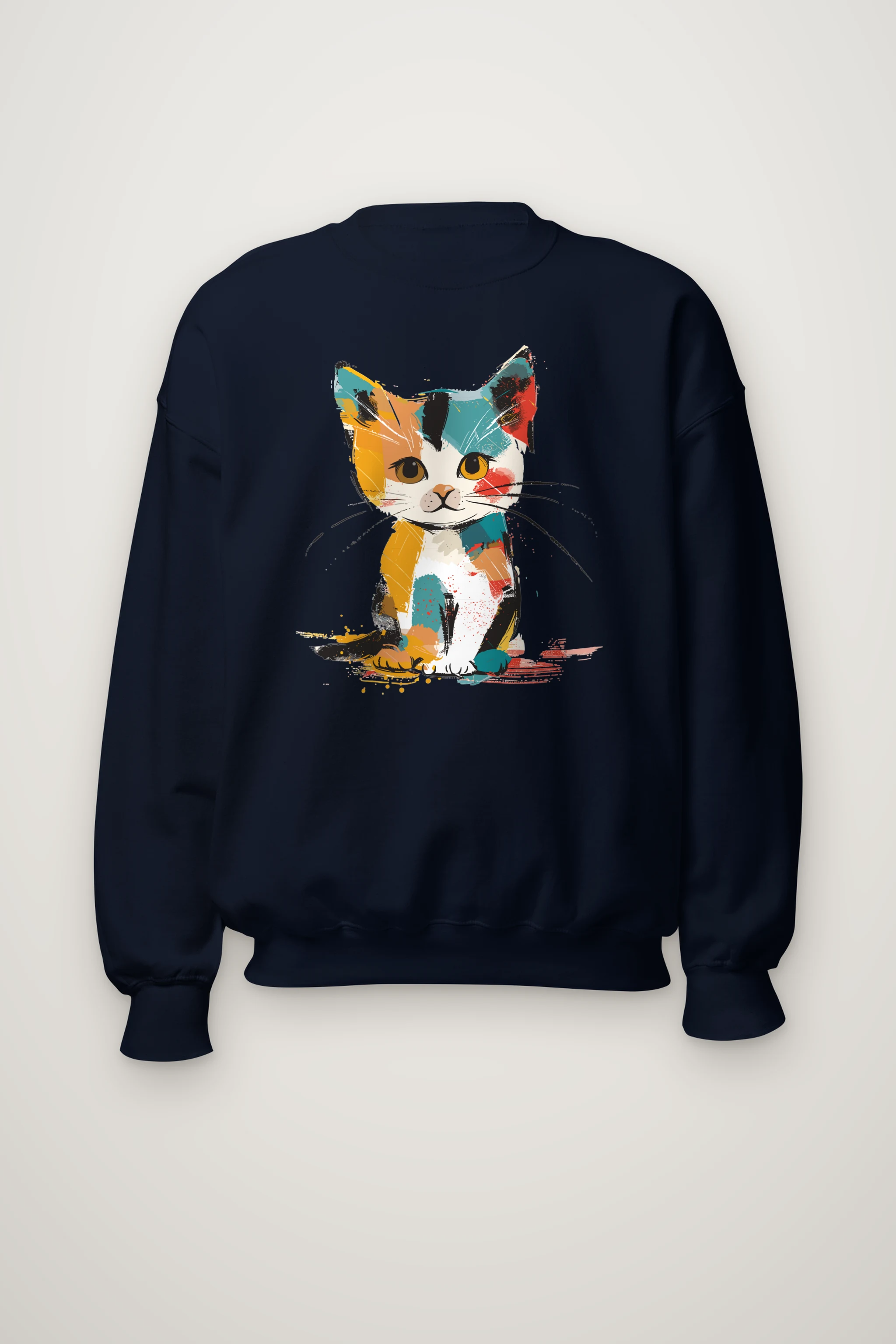 "Calico Color Study" Heavy Blend Unisex Crewneck Sweatshirt