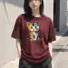 "Calico Color Study" Heavyweight Unisex Crewneck T-shirt | Gildan 5000