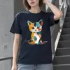 "Calico Color Study" Heavyweight Unisex Crewneck T-shirt