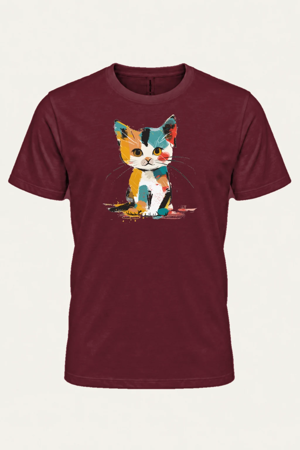"Calico Color Study" Heavyweight Unisex Crewneck T-shirt | Gildan 5000