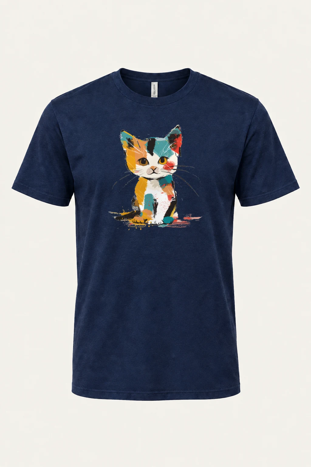 "Calico Color Study" Heavyweight Unisex Crewneck T-shirt | Gildan 5000