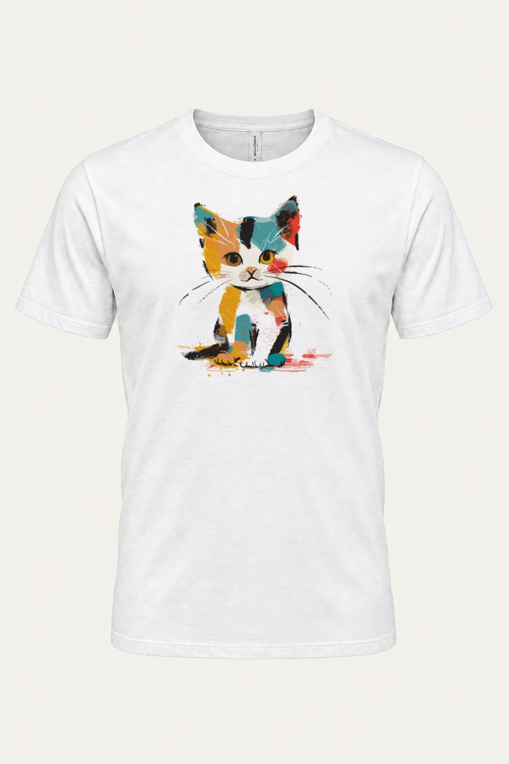 "Calico Color Study" Heavyweight Unisex Crewneck T-shirt | Gildan 5000
