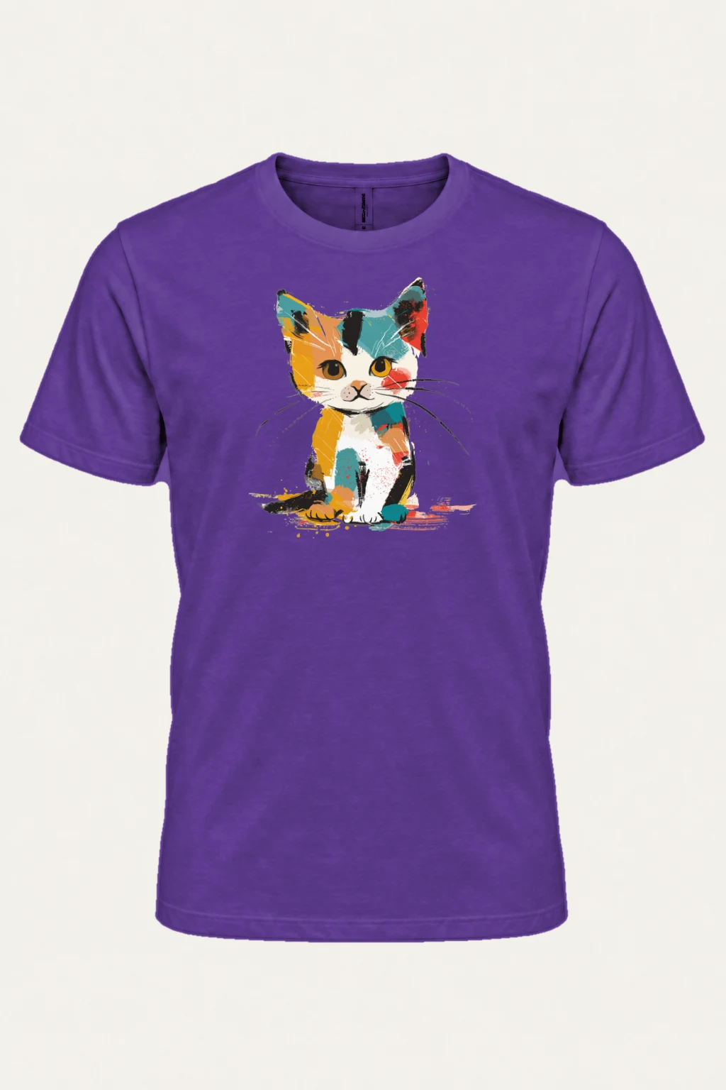 "Calico Color Study" Heavyweight Unisex Crewneck T-shirt | Gildan 5000