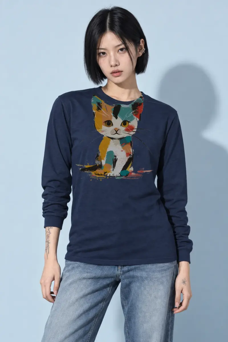 "Calico Color Study" Unisex Longsleeve T-shirt