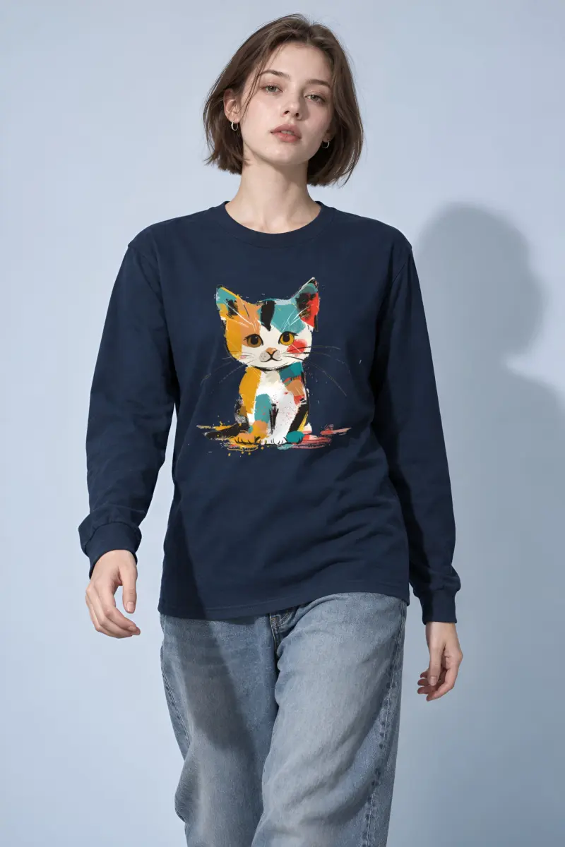 "Calico Color Study" Unisex Longsleeve T-shirt
