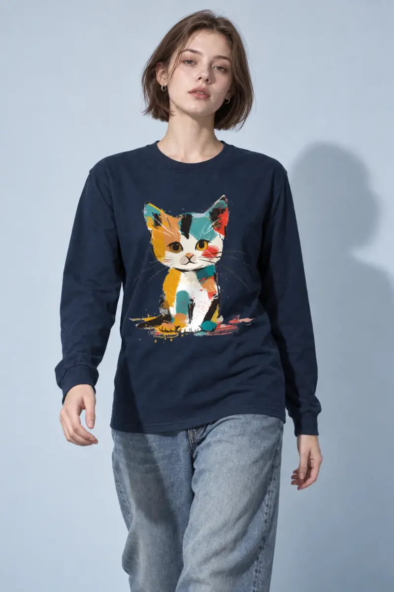 "Calico Color Study" Unisex Longsleeve T-shirt