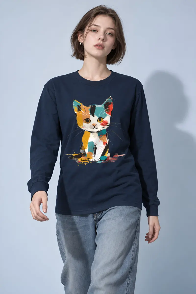 "Calico Color Study" Unisex Longsleeve T-shirt