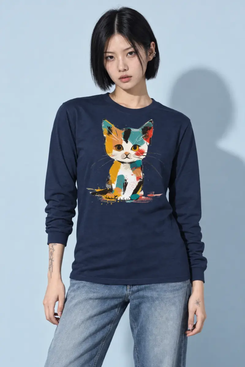 "Calico Color Study" Unisex Longsleeve T-shirt