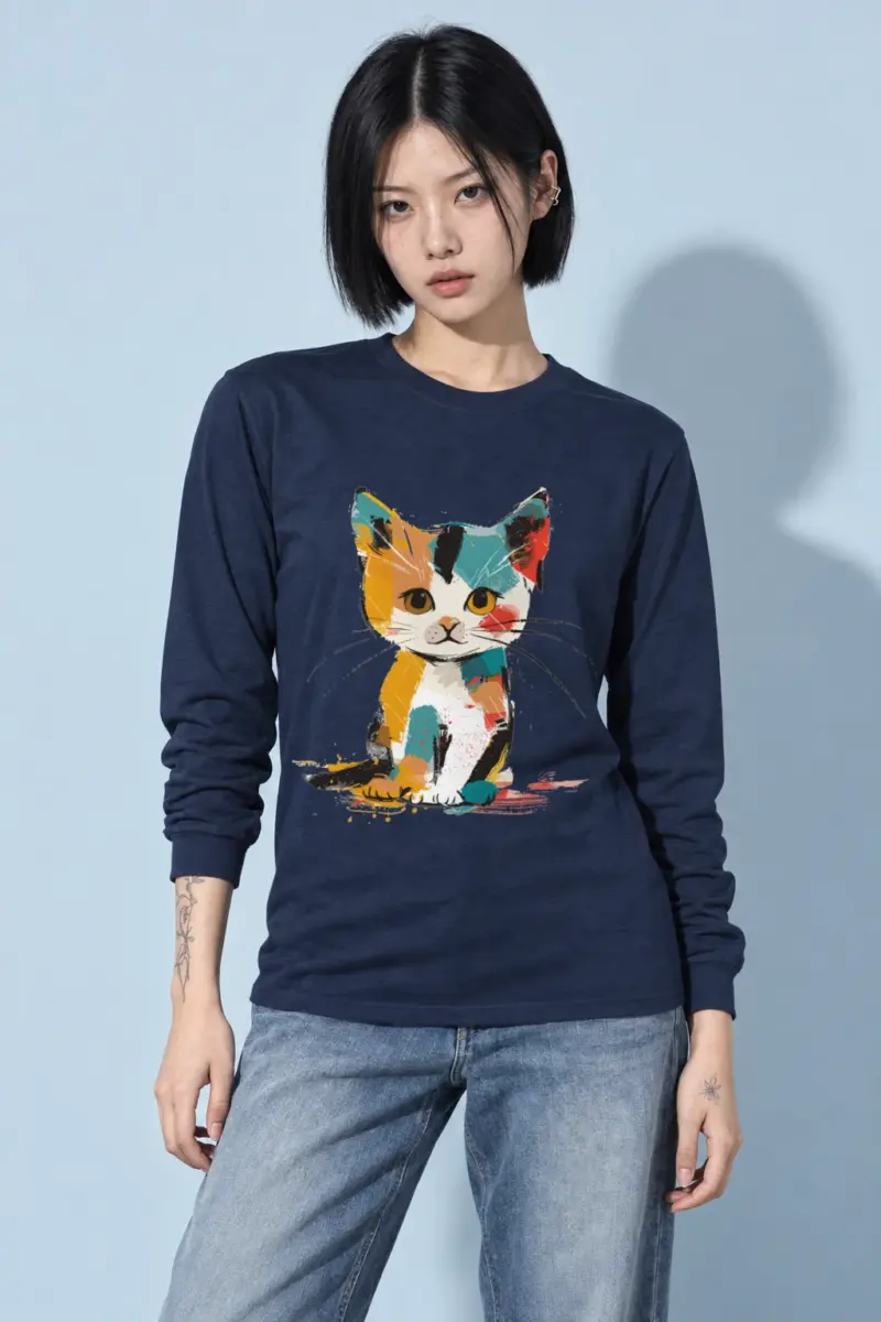 "Calico Color Study" Unisex Longsleeve T-shirt