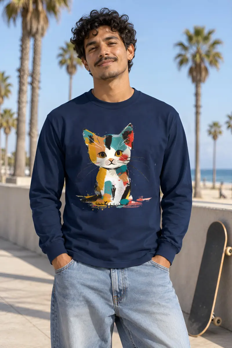 "Calico Color Study" Unisex Longsleeve T-shirt