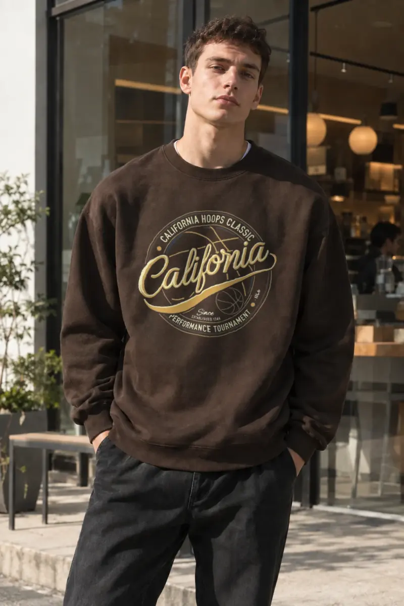 "California Hoops Classic" Heavy Blend Unisex Crewneck Sweatshirt | Gildan 18000