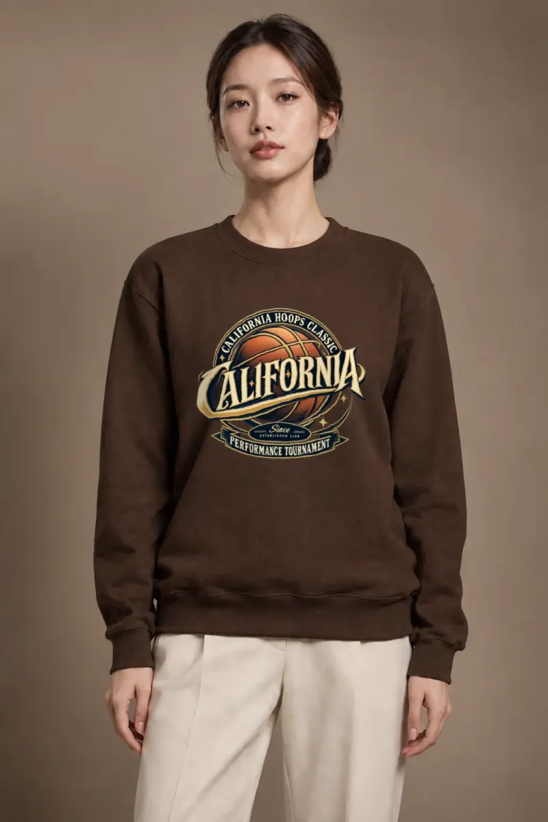 "California Hoops Classic" Heavy Blend Unisex Crewneck Sweatshirt | Gildan 18000
