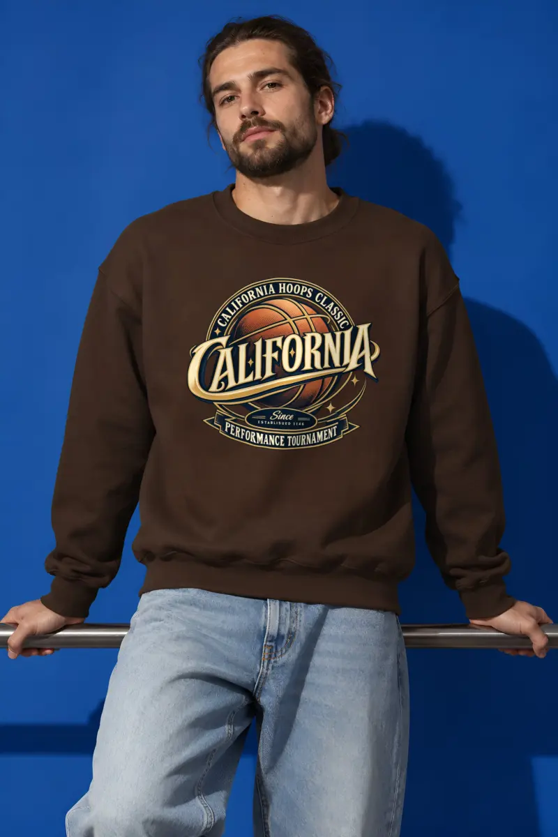 "California Hoops Classic" Heavy Blend Unisex Crewneck Sweatshirt