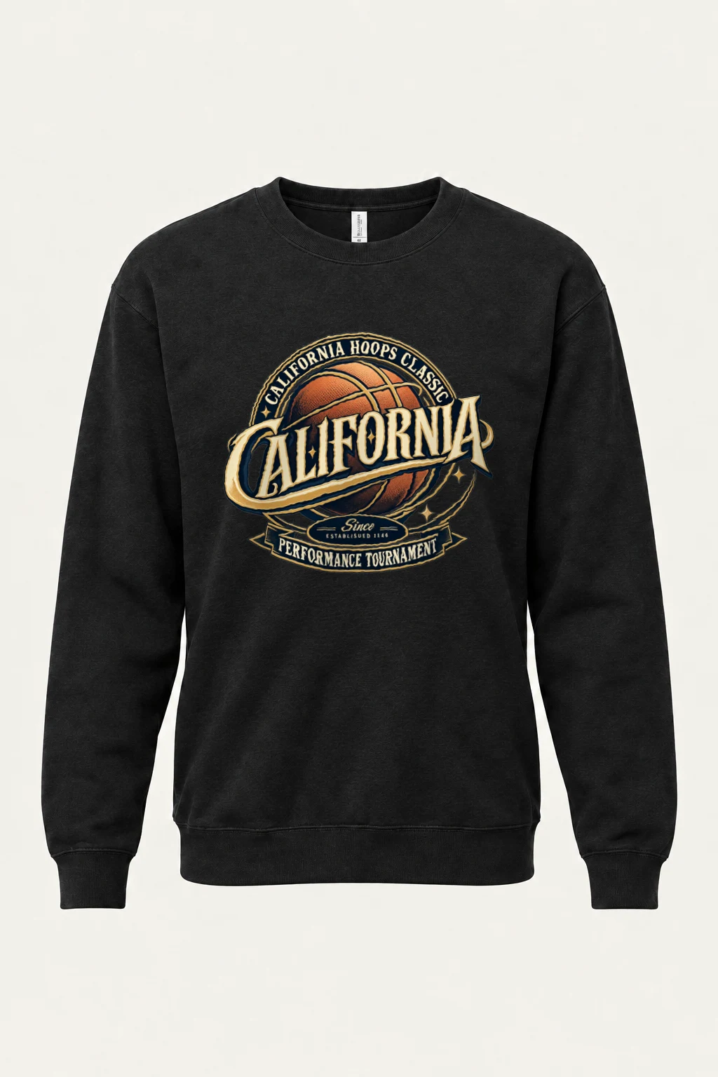 "California Hoops Classic" Heavy Blend Unisex Crewneck Sweatshirt | Gildan 18000