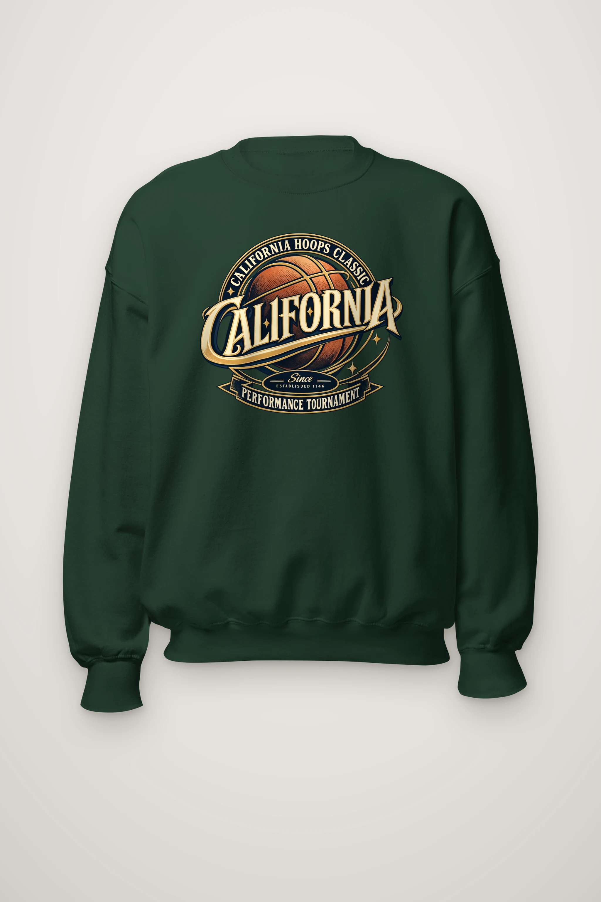 "California Hoops Classic" Heavy Blend Unisex Crewneck Sweatshirt