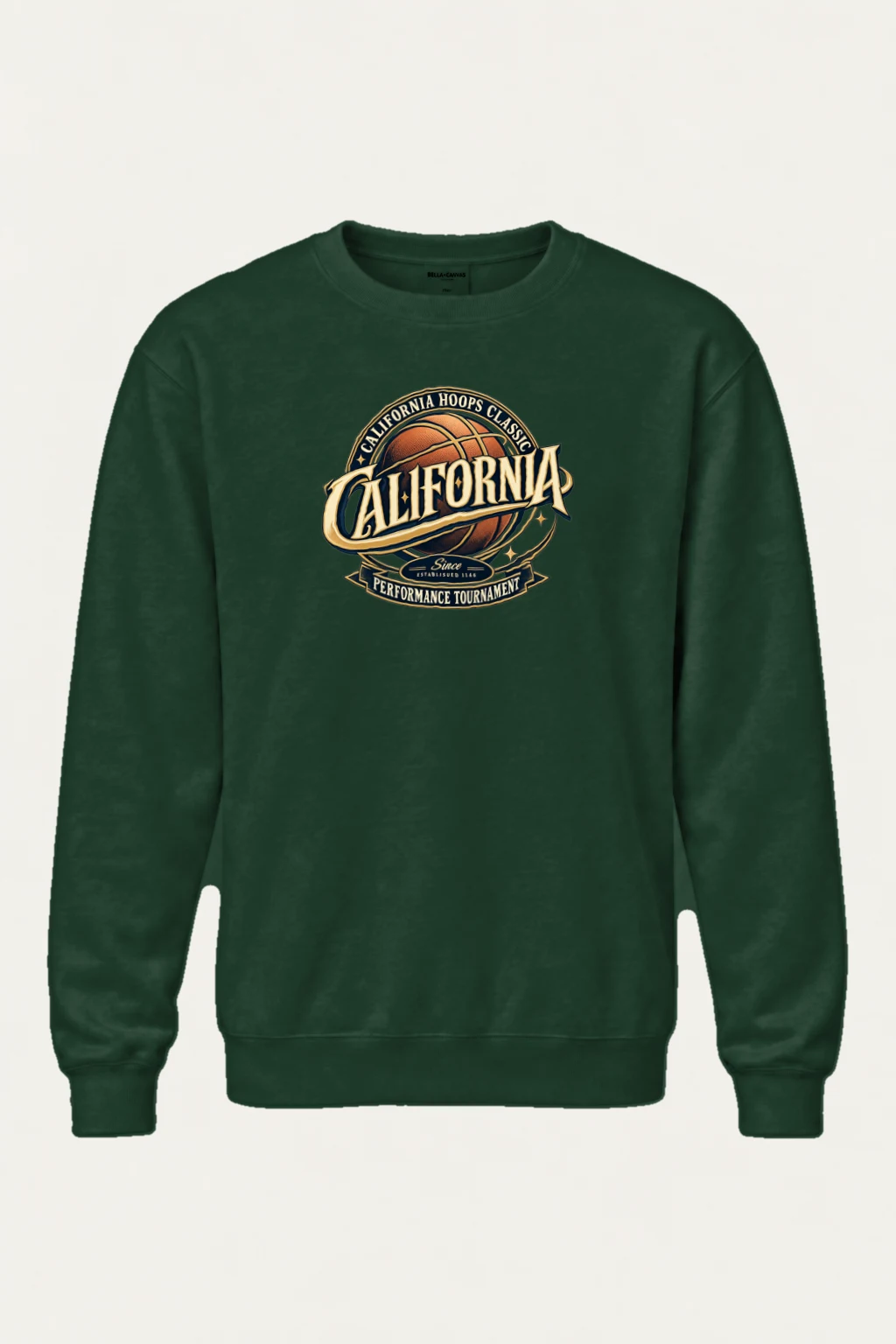 "California Hoops Classic" Heavy Blend Unisex Crewneck Sweatshirt | Gildan 18000