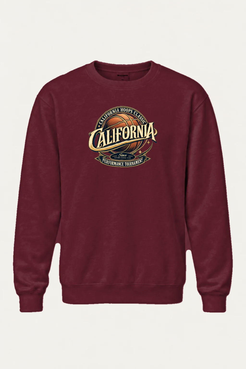 "California Hoops Classic" Heavy Blend Unisex Crewneck Sweatshirt | Gildan 18000