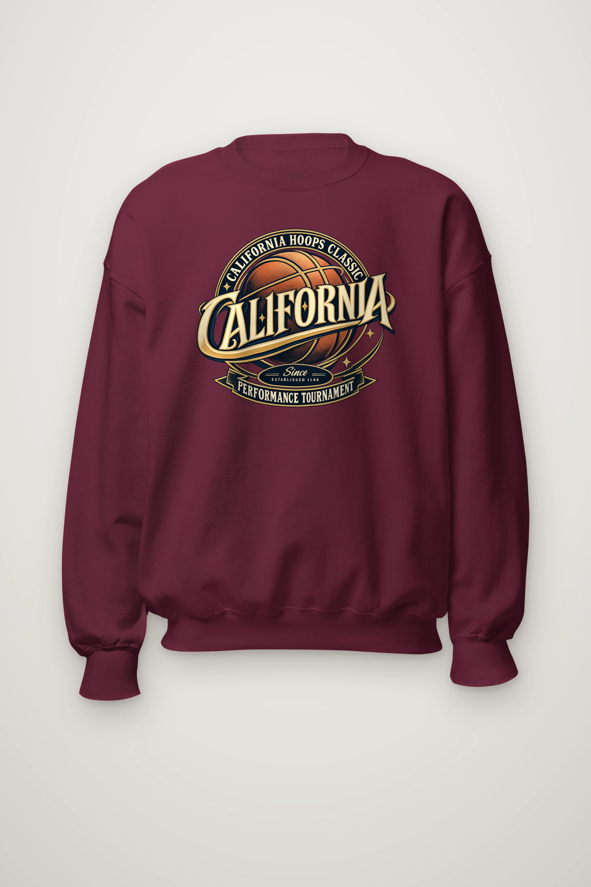 "California Hoops Classic" Heavy Blend Unisex Crewneck Sweatshirt