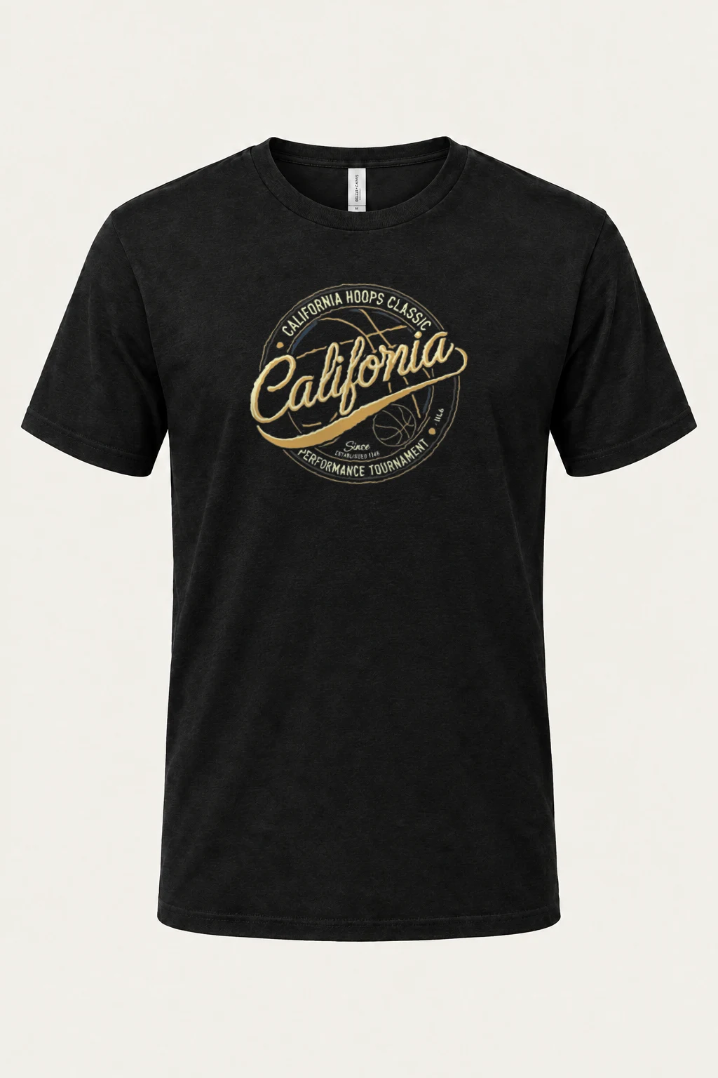 "California Hoops Classic" Heavyweight Unisex Crewneck T-shirt | Gildan 5000