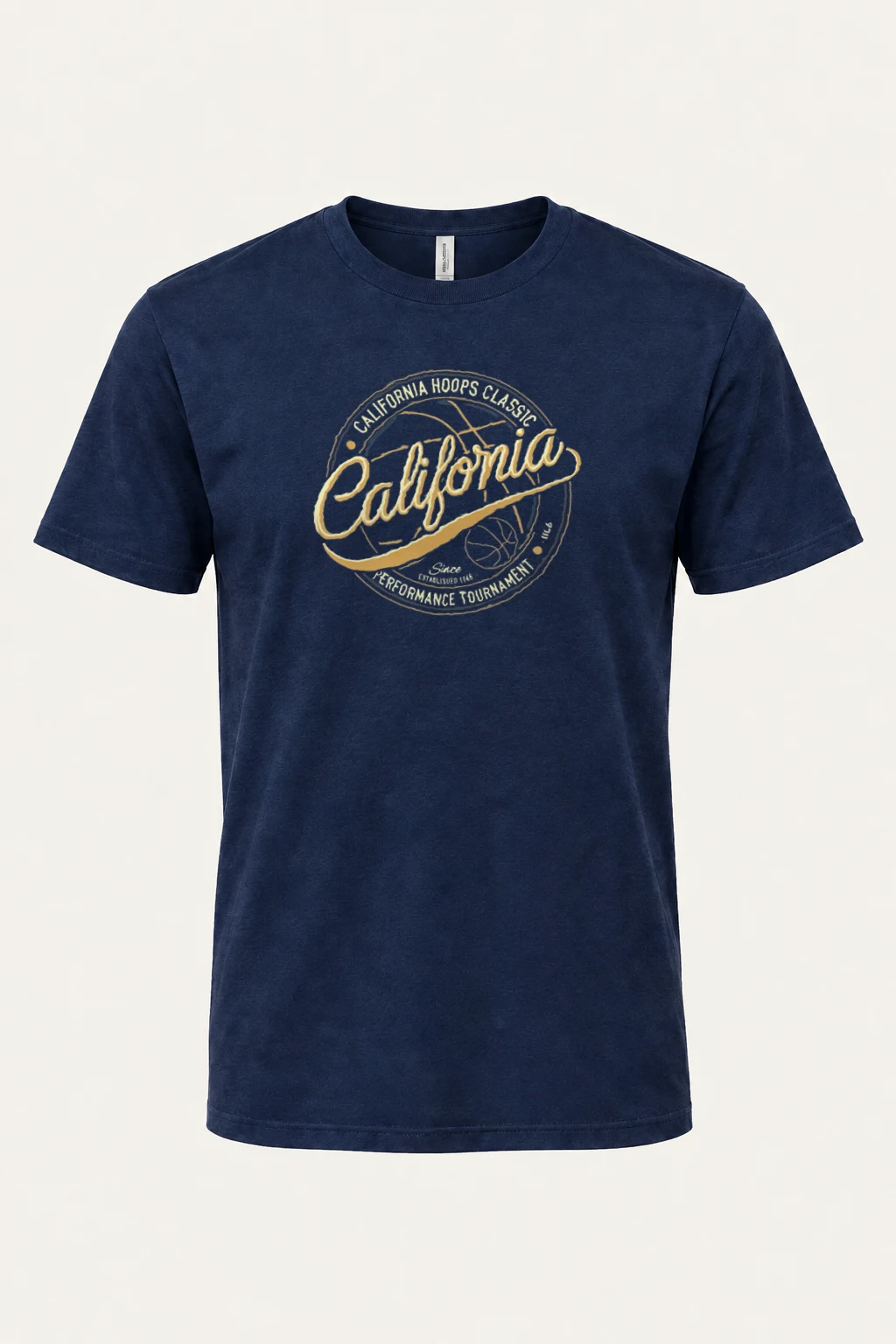 "California Hoops Classic" Heavyweight Unisex Crewneck T-shirt | Gildan 5000