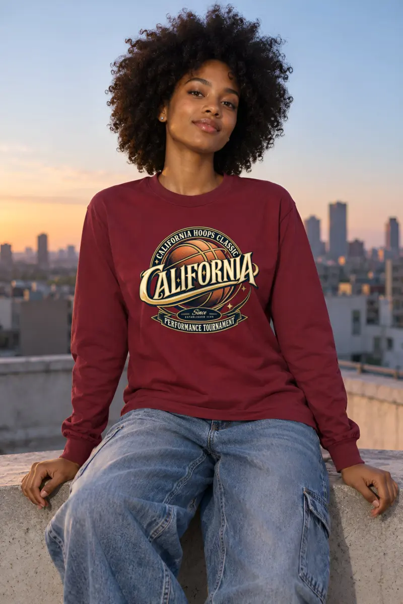 "California Hoops Classic" Unisex Longsleeve T-shirt